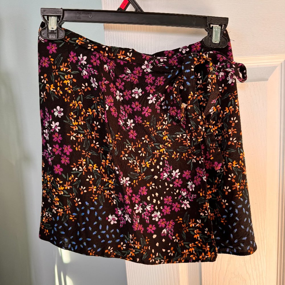 Asos Floral Wrap Skirt